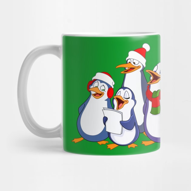 Caroling Penguins by DigiToonsTreasures